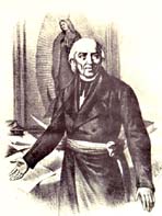 Grabado de Miguel Hidalgo y Costilla, grabado aparecido en el libro de "Los Gobernantes de Mxico", Manuel Rivera Cambas